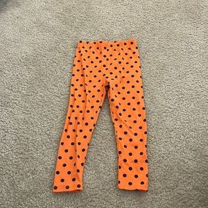 Orange leggings